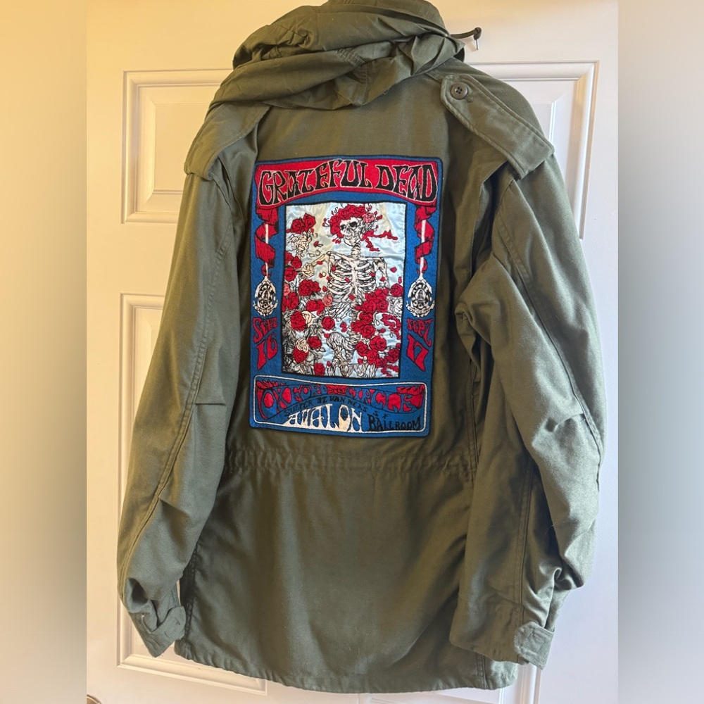 R13 Olive Green Grateful Dead Jacket